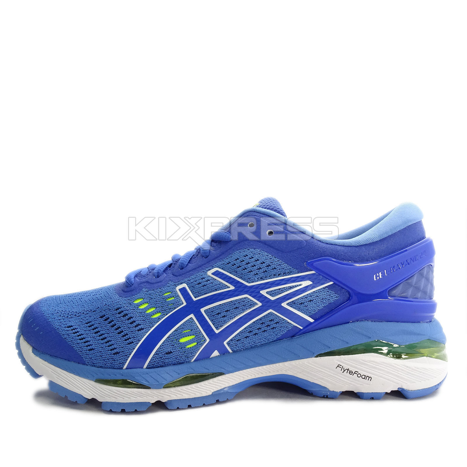 Asics Gel Kayano 24 D Wide Blue White Women Running Shoes Sneakers T7A5N 4840 Asics Gel Kayano 24 D Wide Blue White Women Running Shoes Sneakers T7A5N 4840