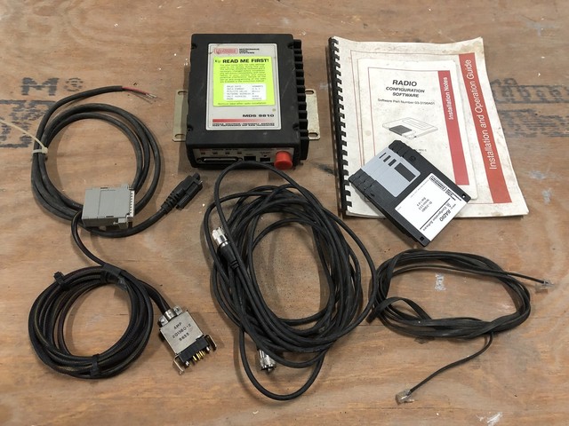 Microwave Data Systems Mds 9810 Spread Spectrum Transceiver T63563 New Microwave Data Systems Mds 9810 Spread Spectrum Transceiver Cables
