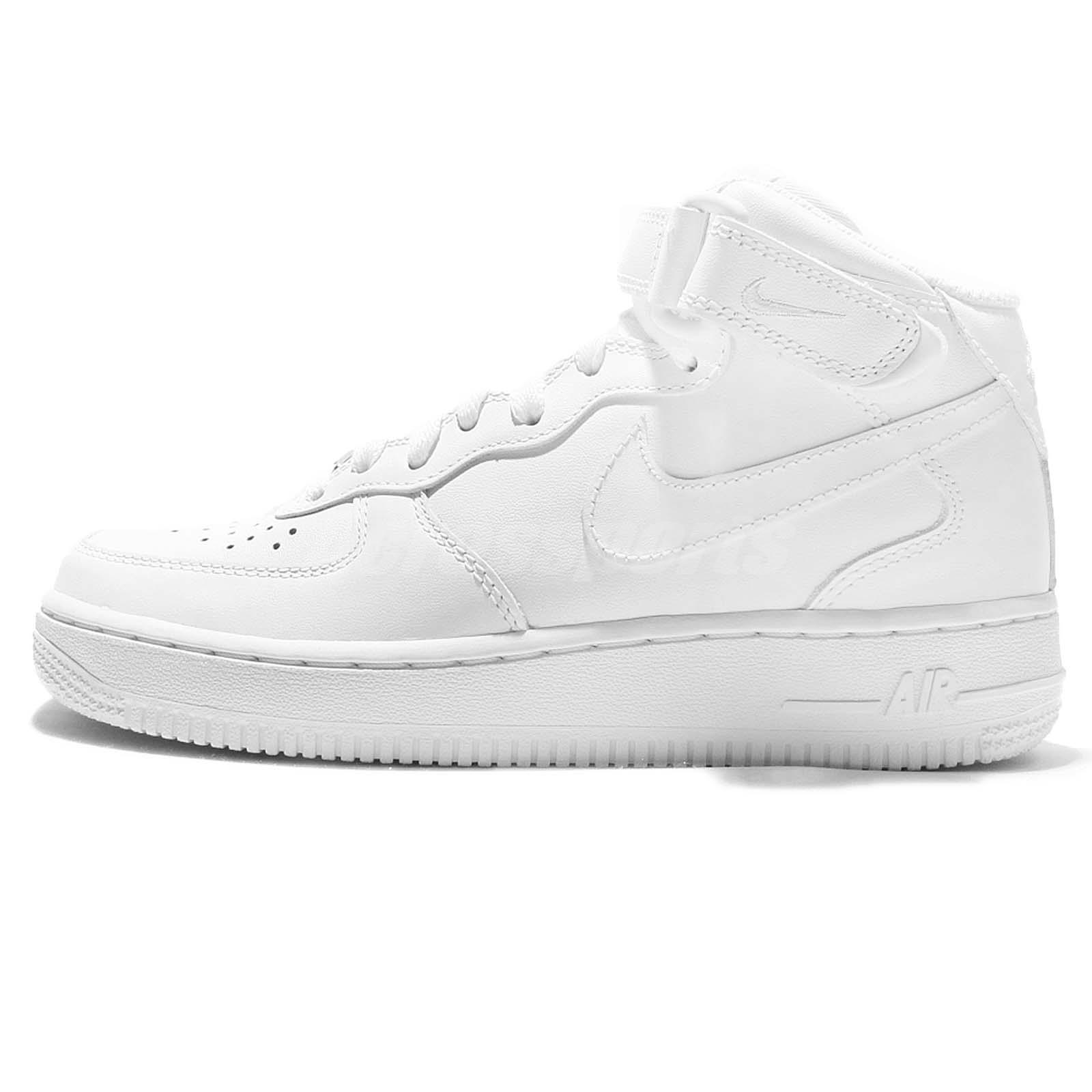 Wmns Nike Air Force 1 Mid 07 LE White Womens Casual Shoes AF1 Sneaker 366731100 Wmns Nike Air Force 1 Mid 07 LE White Womens Casual Shoes AF1 Sneaker 366731100