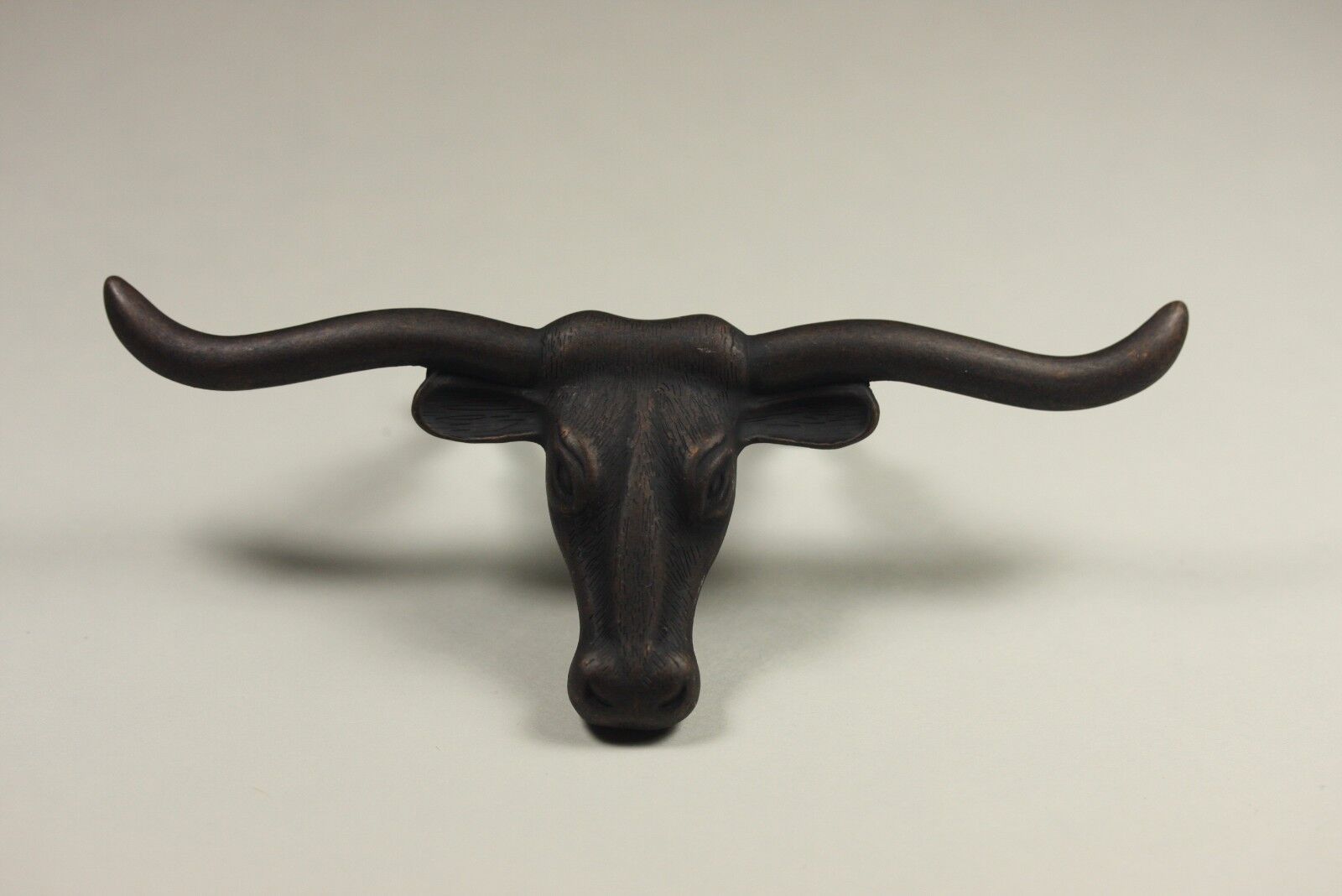 Longhorn Pull Oil Rubbed Bronze Western Cabinet Hardware Drawer