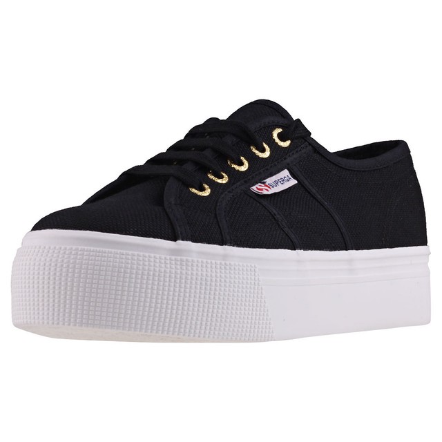 Superga 2790 Linea Up And Down Donna Black Black Tela Scarpe 3.5 UK Superga 2790 Linea Up And Down Donna Black Black Tela Scarpe 3.5 UK