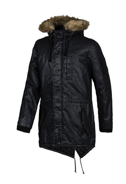 Mens adidas Neo Coated S90298 Black Winter Zip Parka Jacket L | eBay Adidas Men's Coated Parka Jacket Neo Winter Hooded Coat S90298 - Black