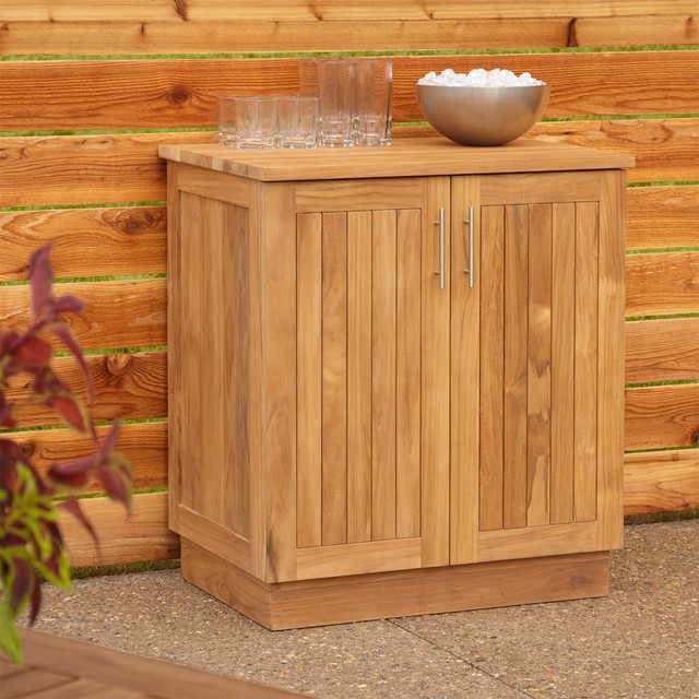 Signature Hardware 30 Artois Teak Outdoor Kitchen Cabinet Ebay Signature Hardware 30 Artois Teak Outdoor Kitchen Cabinet