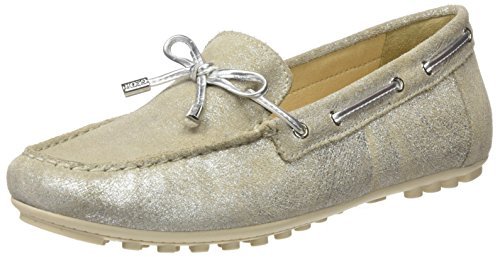 Geox D Leelyan A Mocassini Donna Argento Silver 35 EU x2x Geox D Leelyan A Mocassini Donna Argento Silver 35 EU x2x