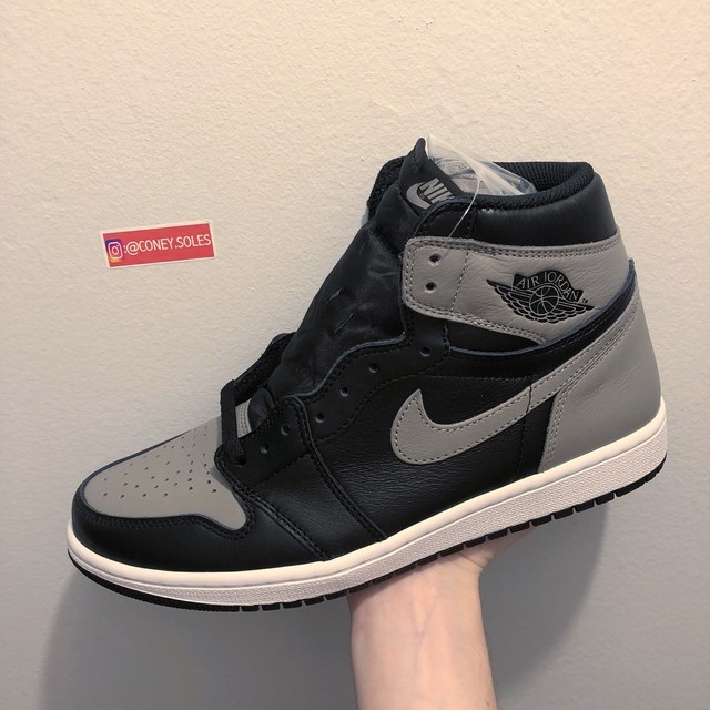 2018 Nike Air Jordan Retro 1 High OG Shadow Grey Size 10 Men US 555088 013 2018 Nike Air Jordan Retro 1 High OG Shadow Grey Size 10 Men US 555088 013