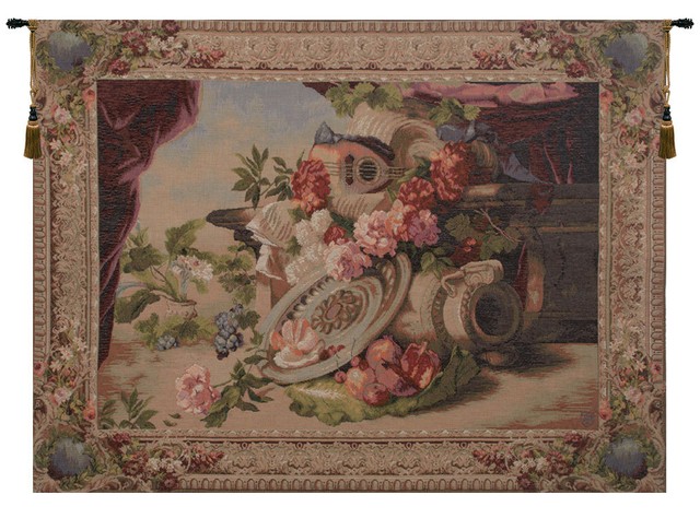 Mandolin French Clical Woven Wall Hanging Home Decor Tapestry B Mandolin French Clical Woven Wall Hanging Home Decor Tapestry