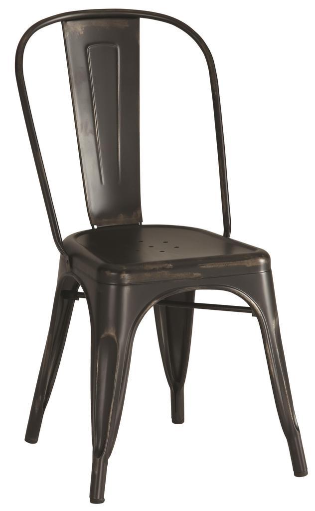 Coaster Furniture 105612 Industrial Black Metal Dining Chair Set Of Picture 1 Of