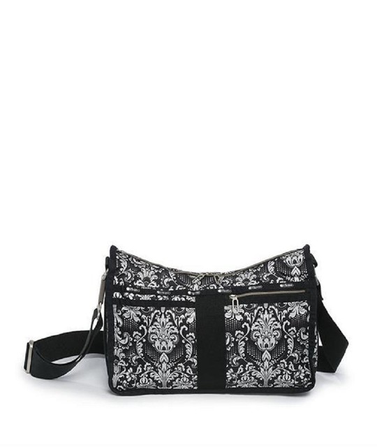 Lesportsac Essential Everyday Bag Damask Silver C Ebay Lesportsac Essential Everyday Bag Damask Silver C