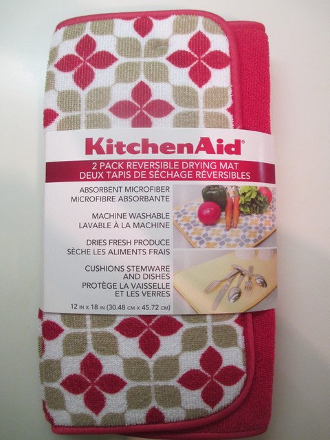 Kitchenaid Set Of 2 Reversible Microfiber Drying Mats 12x18in Choice Picture 2 Of