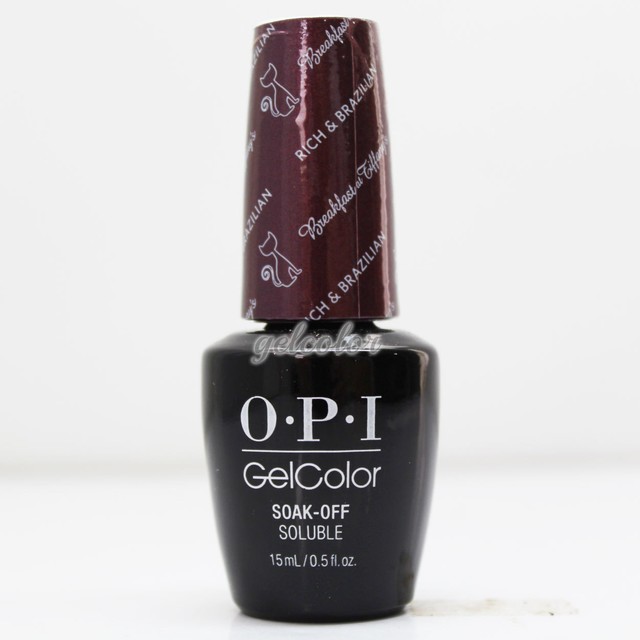 Opi Gelcolor Hp H06 Rich Brazilian Burgundy Soak Off Uv Led Gel Opi Gelcolor Soak Off Led Uv Gel Nail Polish 15ml 0 5oz Rich Brazilian