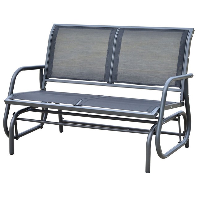 Outsunny Patio Double 2 Person Glider Bench Rocker Porch Love Seat Outsunny Patio Double 2 Person Glider Bench Rocker Porch Love Seat Swing Chair