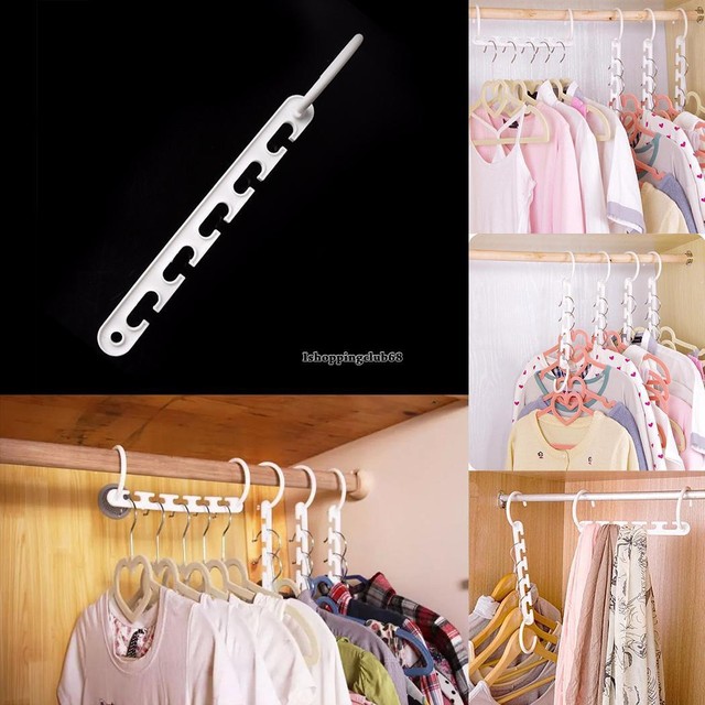 Wonder Triple Closet Hanger Space Saver Cloth Organizer Magic Wonder Triple Closet Hanger Space Saver Cloth Organizer Magic Wardrobes Is6h 04