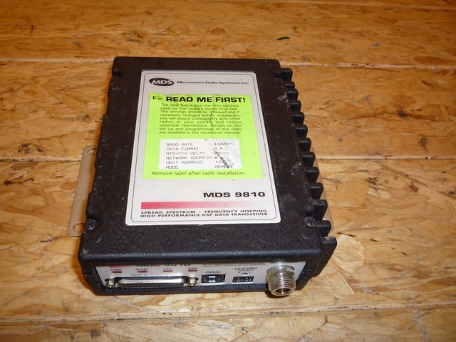Microwave Data Systems Mds 9810 Hl Spread Spectrum Transceiver Microwave Data Systems Mds 9810 Hl Spread Spectrum Transceiver 9810xn11fua Rev Z