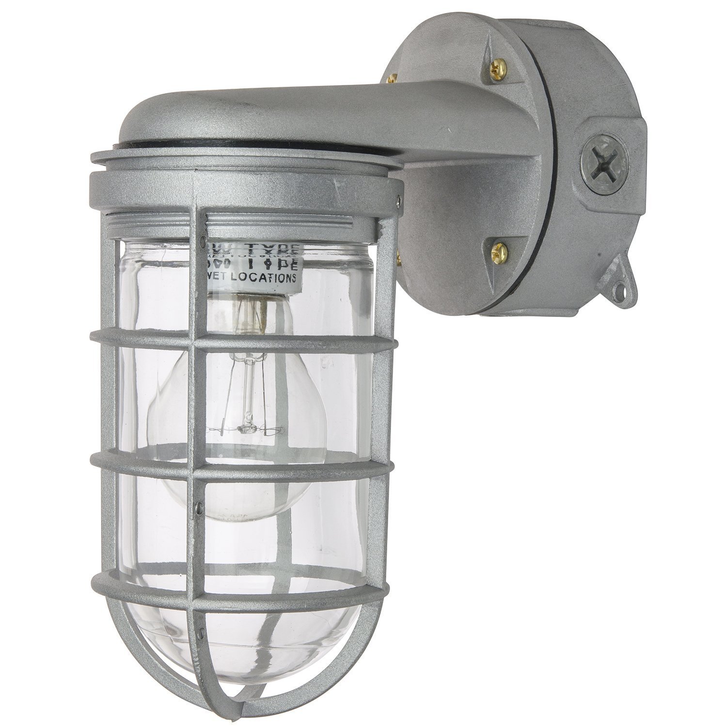 Sunlite Vta100 9 7 Inch 100 Watt Vapor Proof Vandal Outdoor Fixture Picture 1 Of