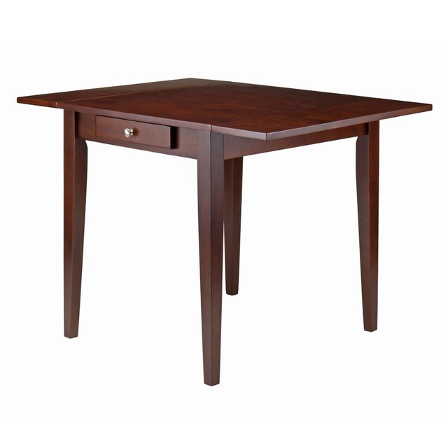 Winsome Trading Hamilton Double Drop Leaf Dining Table Antique Winsome Trading Hamilton Double Drop Leaf Dining Table Antique Walnut Small