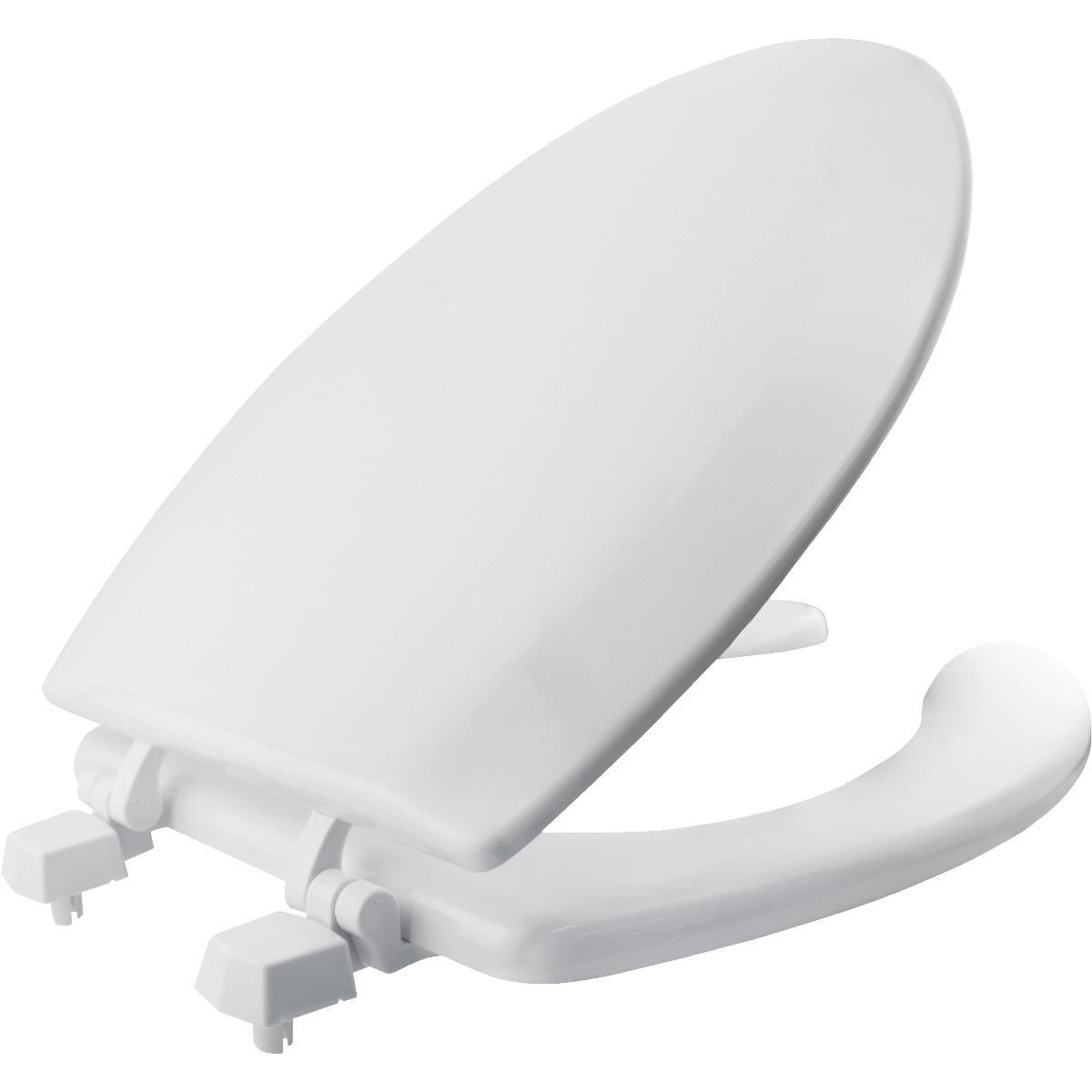 Mayfair 1440ec 000 Open Front Molded Wood Toilet Seat Elongated Picture 1 Of