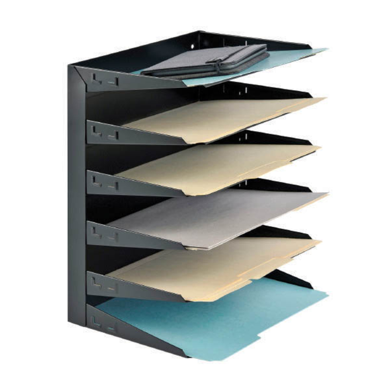 Mmf Industries 6 Tier Legal Size Horizontal Steel Desk Organizer Picture 1 Of
