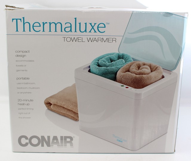 Ptw1 Conair Thermaluxe Towel Warmer White Auto Shut Off Compact Thermaluxe Conair Towel Warmer Clothes Blanket Portable Model Ptw1