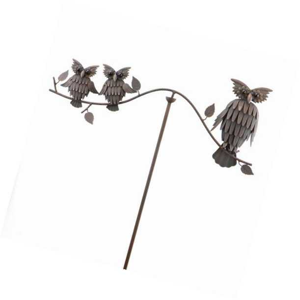 Red Carpet Studios Balancer Yard Art Stake Owls