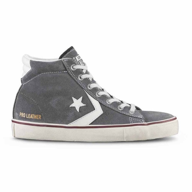 SCARPE CONVERSE PRO LEATHER VULC MID SUEDE GRIGIA A/I 2017 159025C SCARPE CONVERSE PRO LEATHER VULC MID SUEDE GRIGIA A/I 2017 159025C