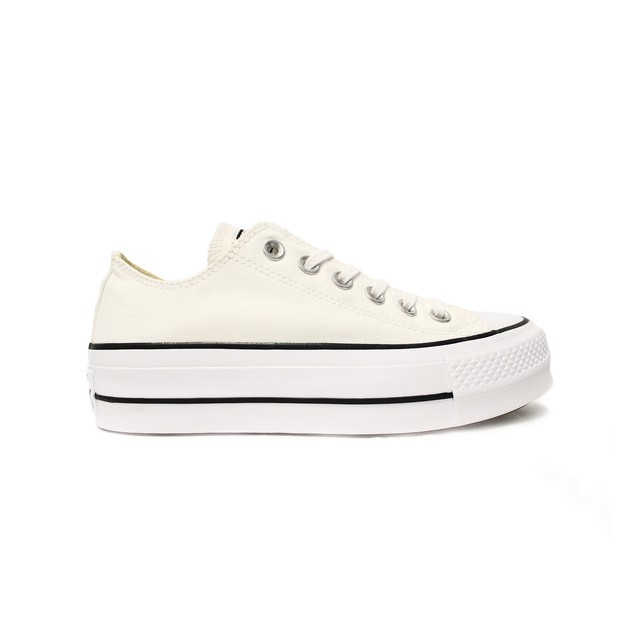 Converse Ctas Lift Ox Scarpa Tela Bassa Platform Bianco Donna 560251C Converse Ctas Lift Ox Scarpa Tela Bassa Platform Bianco Donna 560251C