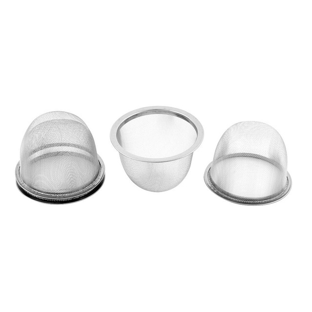 Metal Round Mesh Strainer Loose Tea Leaf Filter Infuser 70mm Dia Metal Round Mesh Strainer Loose Tea Leaf Filter Infuser 70mm Dia 4pcs
