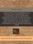 Choice and Rare Experiments in Physick and Chirurgery, Or, a Discovery of Most A