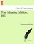 NEW The Missing Million, Etc. by Edwin Harcourt... BOOK (Paperback / softback)