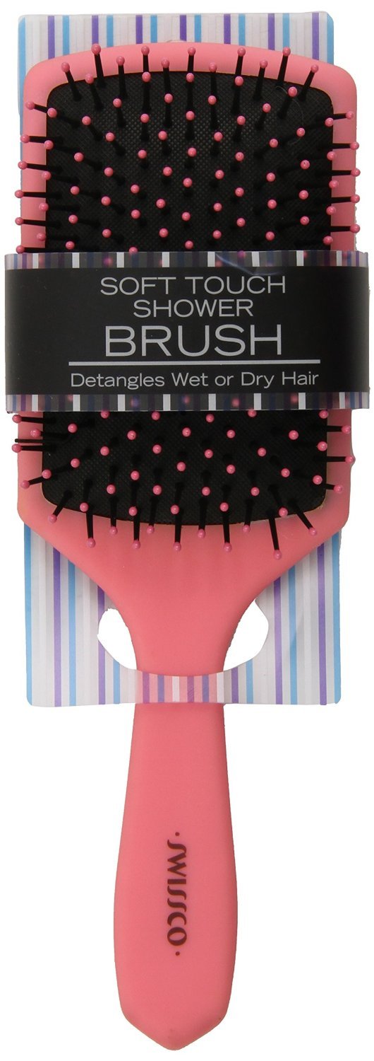 Paddle Hair Brush Swissco Soft Touch Shower Pink Flexible Pins Res Content Global Inflow Inflowcomponent Technicalissues