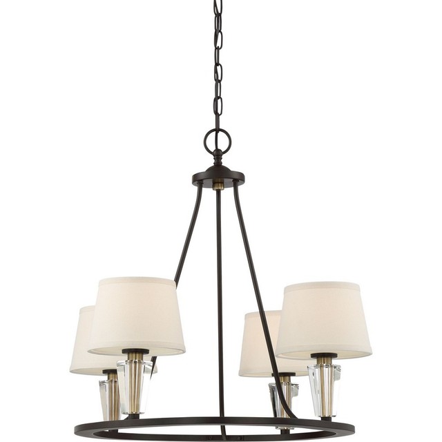 Quoizel Wdn5004wt Warden Four Light Chandelier In Western Bronze Quoizel Lighting Wdn5004wt Warden Four Light Large Chandelier