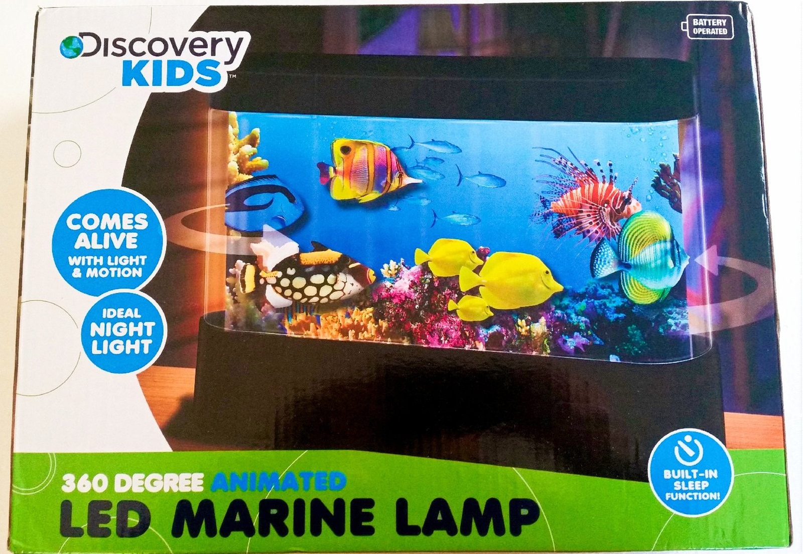 Discovery Kids Animated Tropical Fish Marine Aquarium Lamp W/ Auto ... Discovery Kids Animated Tropical Fish Marine Aquarium Lamp W/ Auto ...