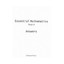 Essential Mathematics: Bk. 9: Answers by D. Rayner (Paperback, 2001)