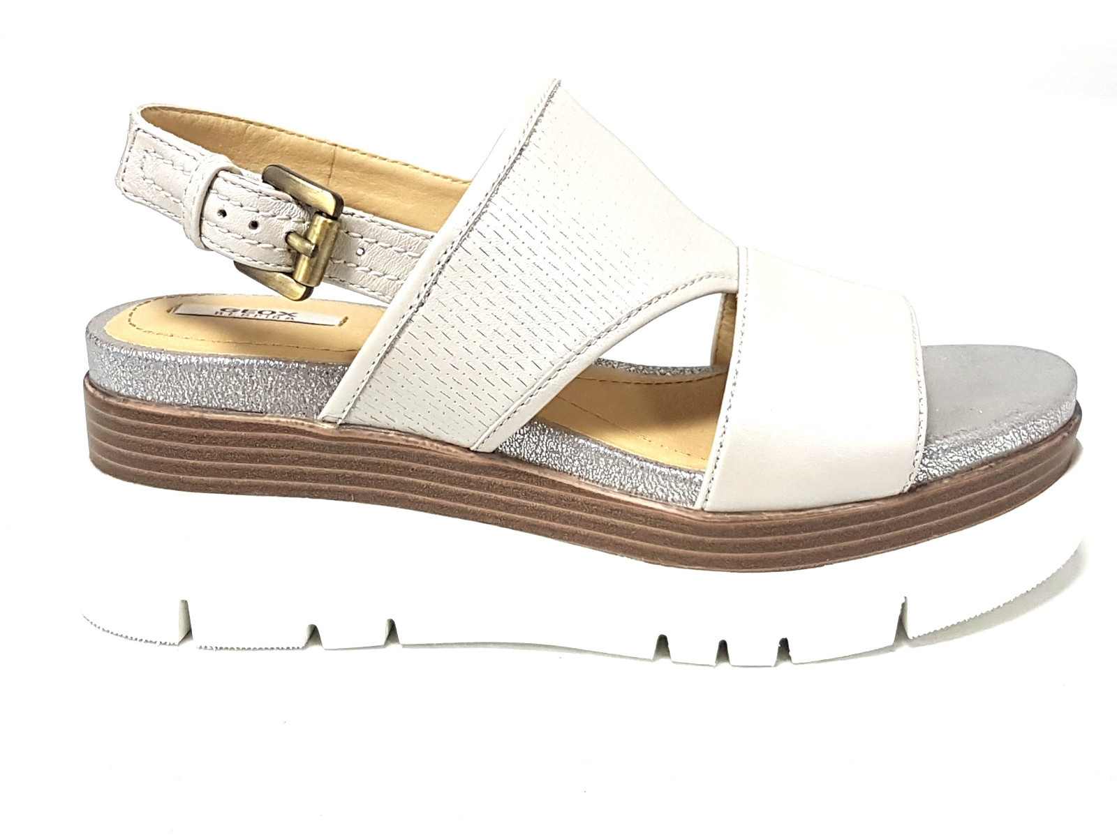 Geox sandali donna d827ub Radwa off white n 38 Geox sandali donna d827ub Radwa off white n 38