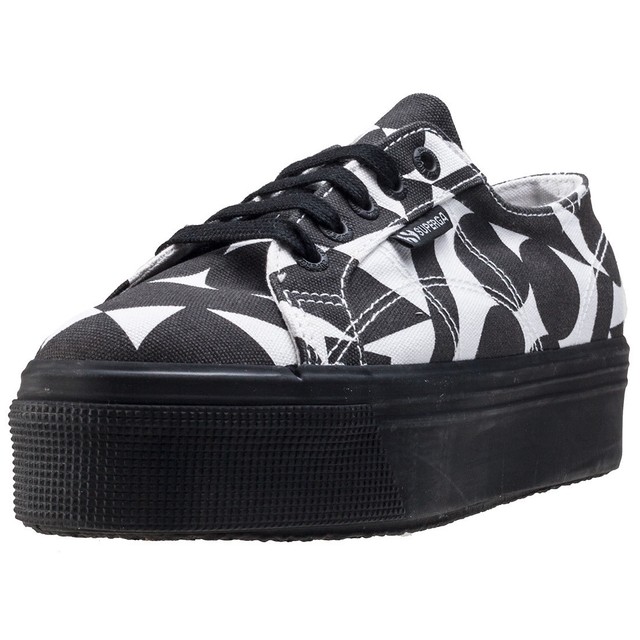 Superga X Patternity 2790 Fancotw Donna White Black Scarpe da Ginnastica 7 UK Superga X Patternity 2790 Fancotw Donna White Black Scarpe da Ginnastica 7 UK