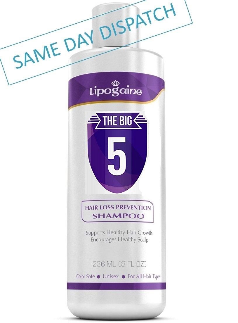 Lipogaine Hair Loss Prevention Premium Organic Shampoo For Men And