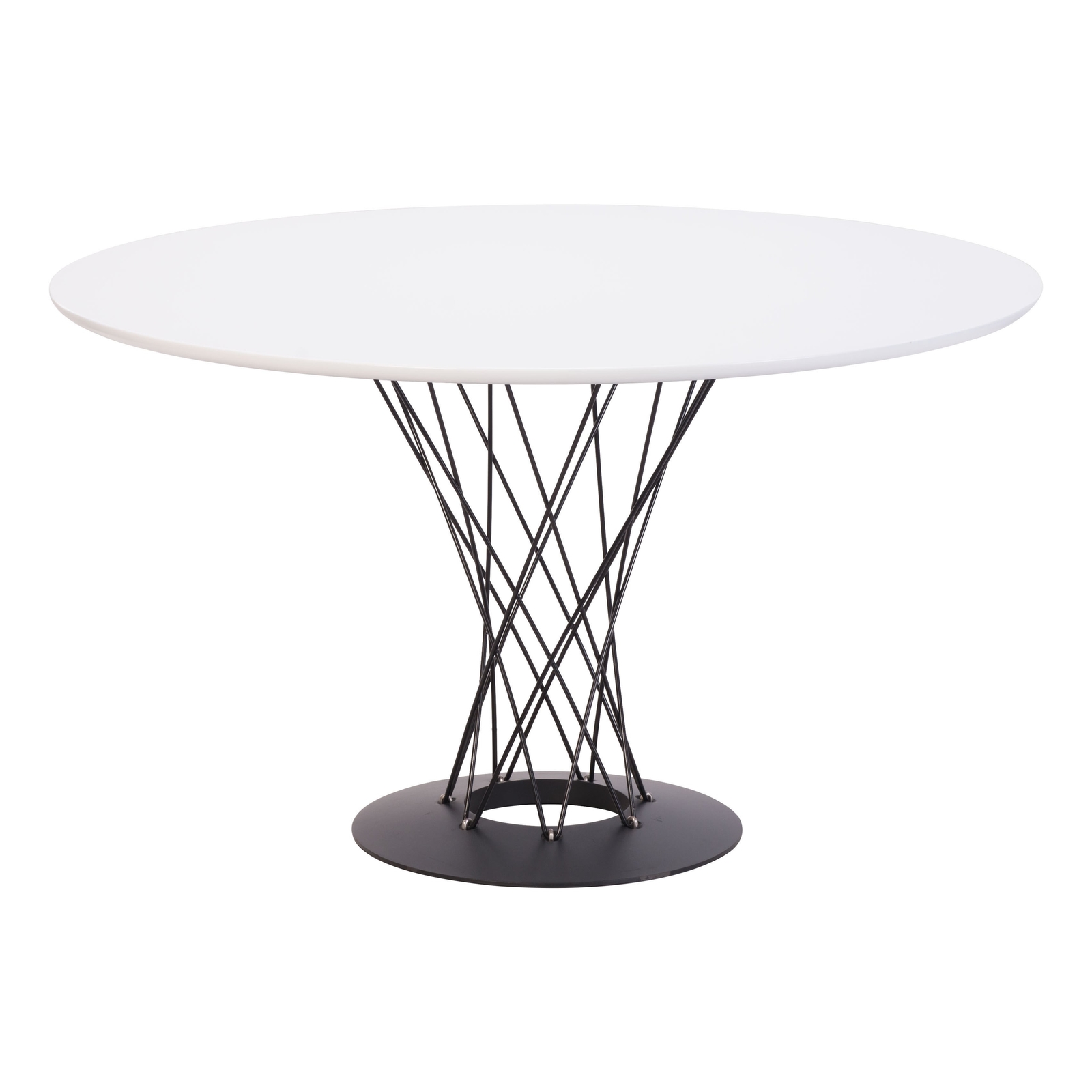 Zuo Modern Spiral White Round Dining Table Brand New T