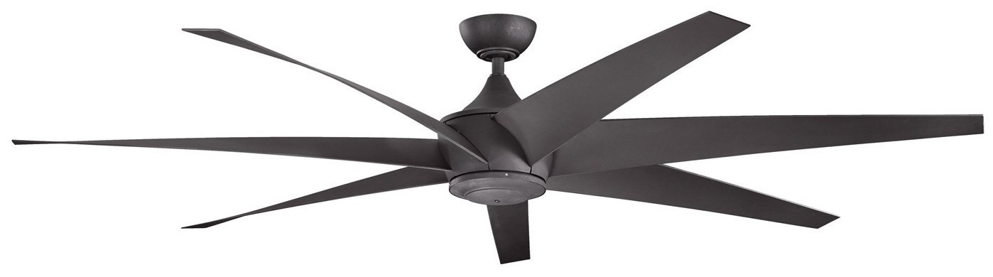 Kichler 310115dbk 80 Inch Lehr Fan In Distressed Black Brand New T