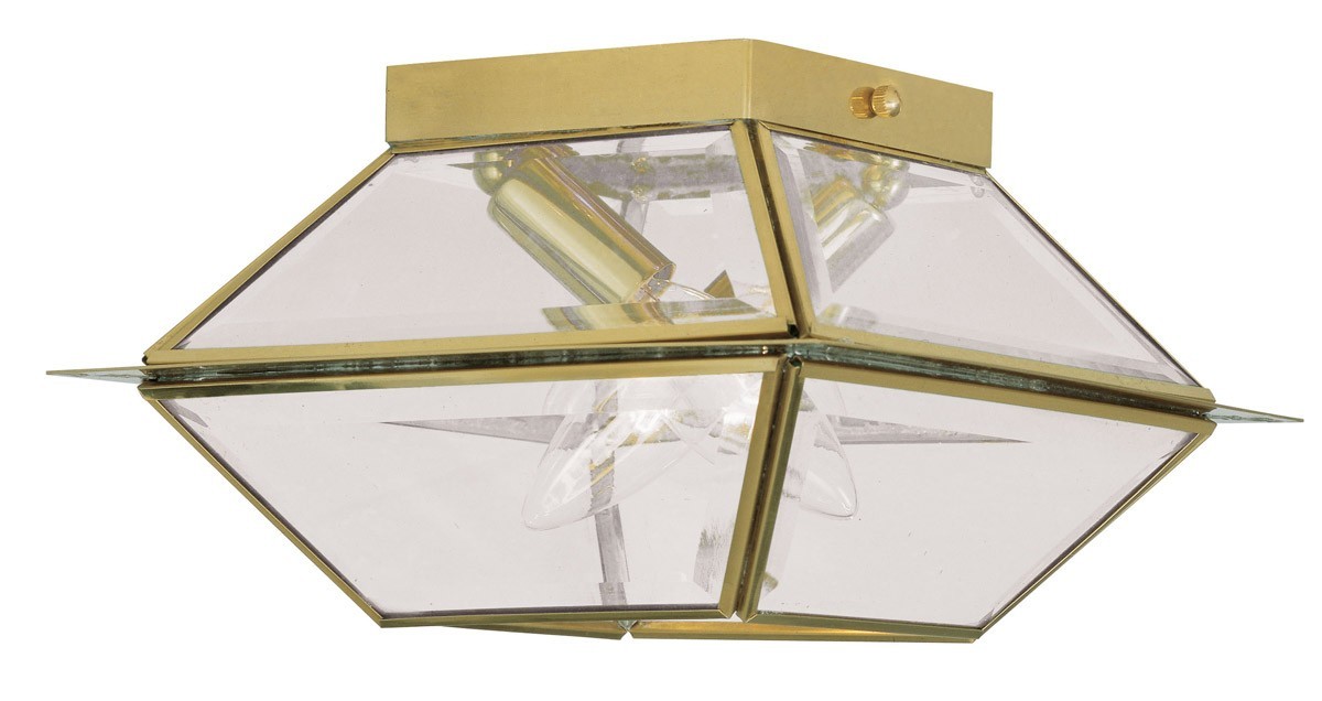 Livex Lighting 2184 Westover 2 Light Semi Flush Outdoor Ceiling Picture 1 Of