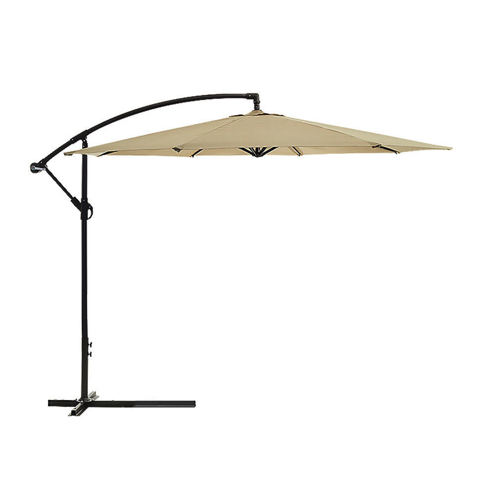 10 Hanging Patio Umbrella Sun Shade Offset Outdoor Uv Resistant Tan 10 Hanging Patio Umbrella Sun Shade Offset Outdoor Uv Resistant Tan Burgundy Ebay