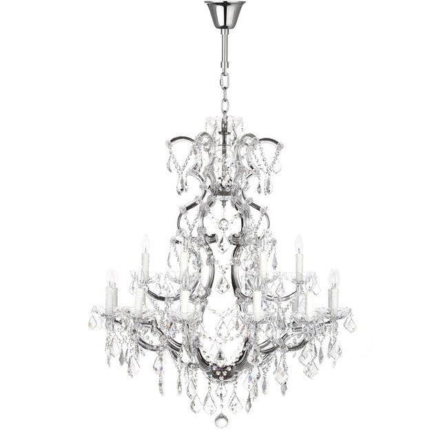 Safavieh Couture Tessa 10 Light Crystal Chandelier Safavieh Couture High Line Collection Tessa Crystal Chandelier