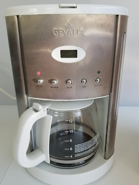 Gevalia G75 White 12 Cup Automatic Programmable Coffee Maker Ebay Gevalia G75 White 12 Cup Coffee Maker Programmable Model Cm500