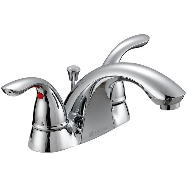 Glacier Bay Builders 4 In Centerset Edgewood Bathroom Faucet Chrome Glacier Bay Builders 4 In Centerset 2 Handle Low Arc Bathroom Faucet