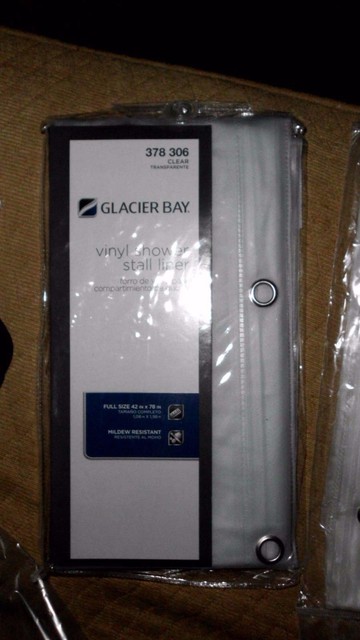 Glacier Bay Shower Curtain Stall 78 In Liner Glacier Bay Clear Shower Stall Liner 42 X 78 Part 378306