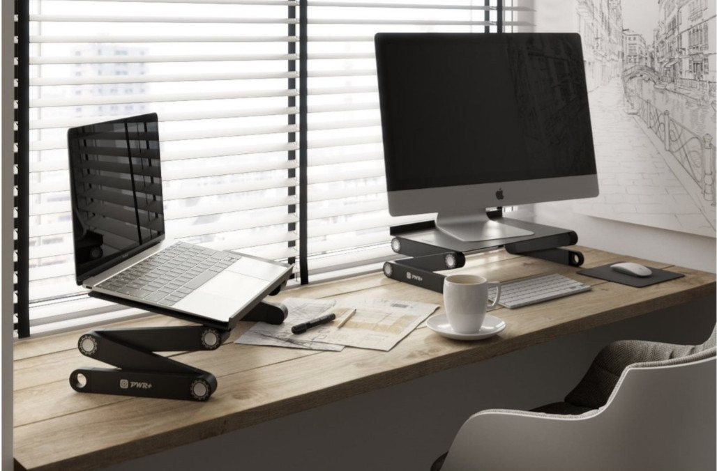 Pwr Pwrair Adjule Vented Laptop Table Notebook Computer Portable 4