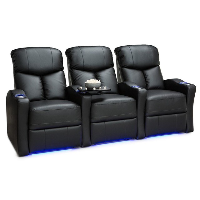 Review Seatcraft Raleigh Home Theater Seating Recline Leather Seatcraft Raleigh Leather Gel Home Theater Seating Recline Row Of 3