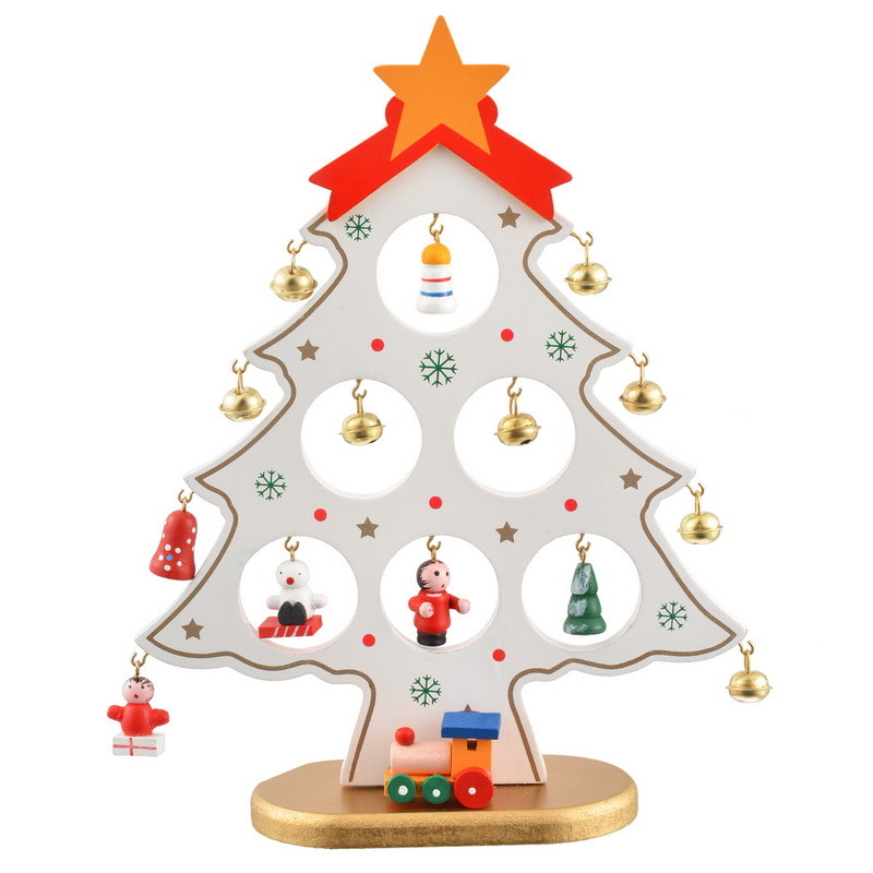 1set White Christmas Tree Decoration Xmas Supplies 22x18cm Gw Ebay