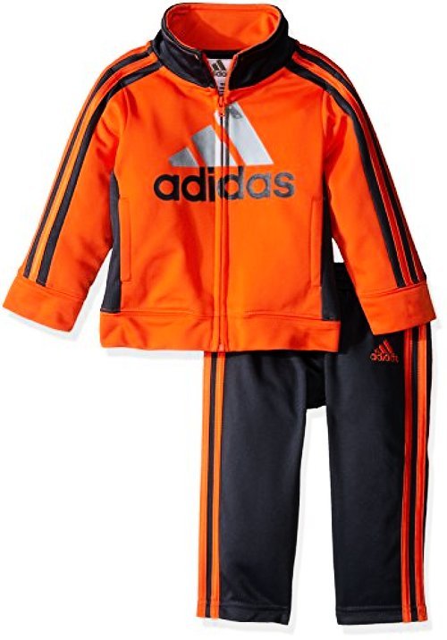Adidas Boys' tricot chaqueta y pantalon conjunto naranja brillante baby boys 9 Adidas Boys' tricot chaqueta y pantalon conjunto naranja brillante baby boys 9