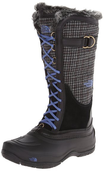 The North Face Shellista Lace Luxe Women's BOOTS (size 6) Black ... Picture 1 of 2 ...