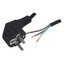 (1m = 1,49 €) Netzanschlusskabel schwarz, H05VV-F 3G0,75; 1,8m; 3 x 0,75mm²