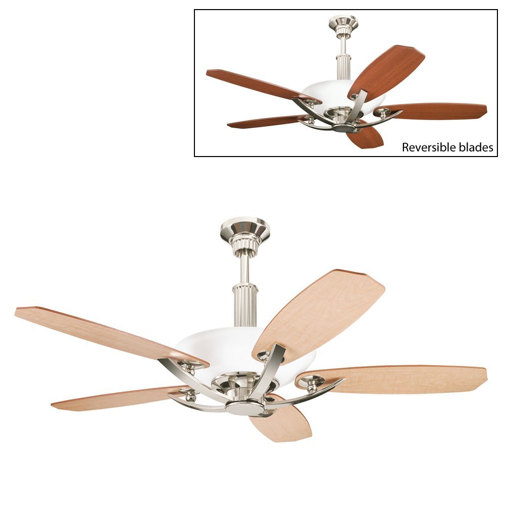 Kichler 300126pn Palla 56in Ceiling Fan Polished Nickel Finish Ebay Picture 1 Of